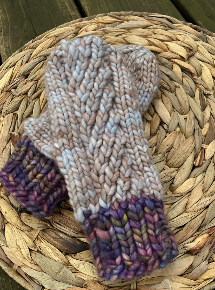 North Shore Mitts, Headband and Coffee Coozie Digital Knitting Pattern