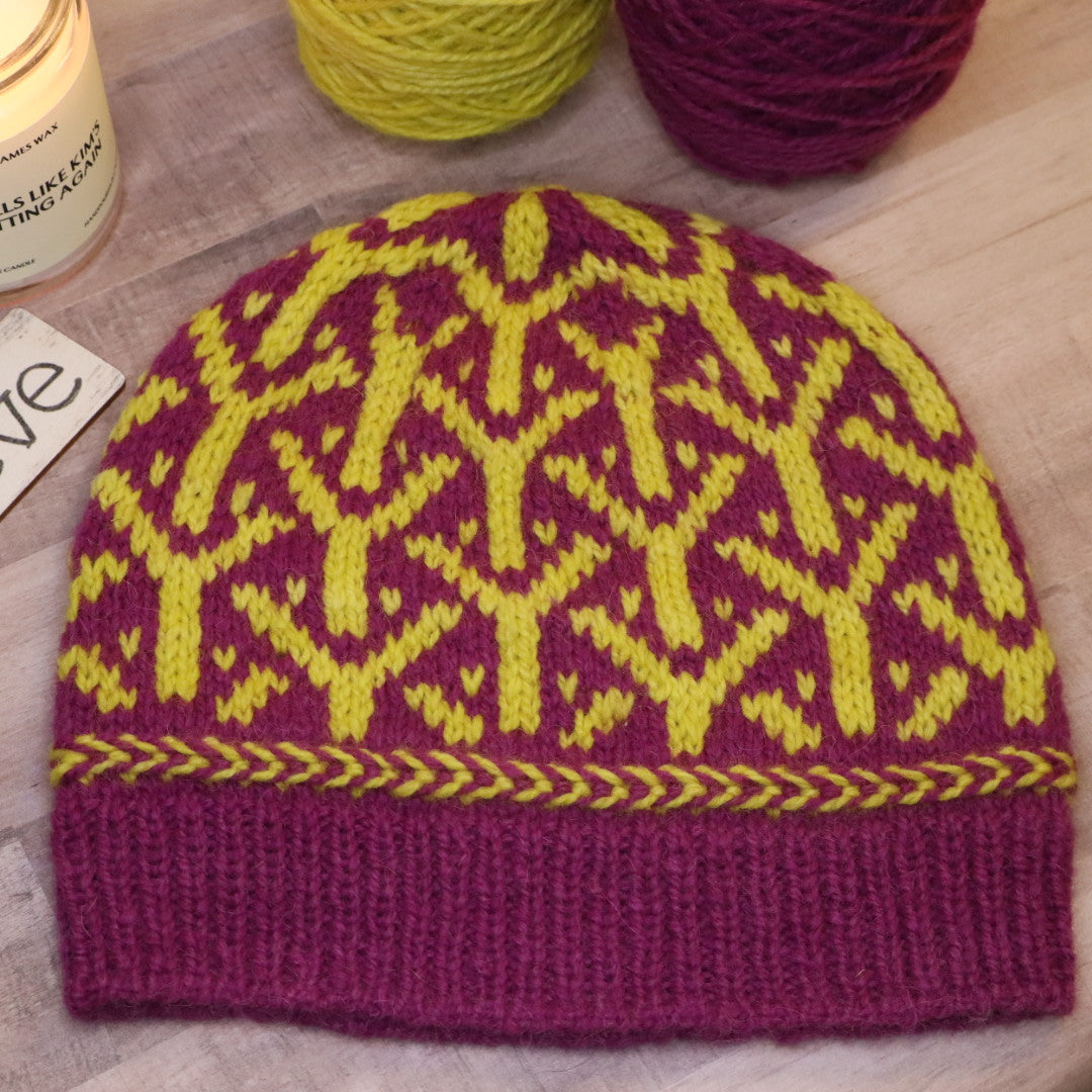 Rise Up Beanie Digital Knitting Pattern