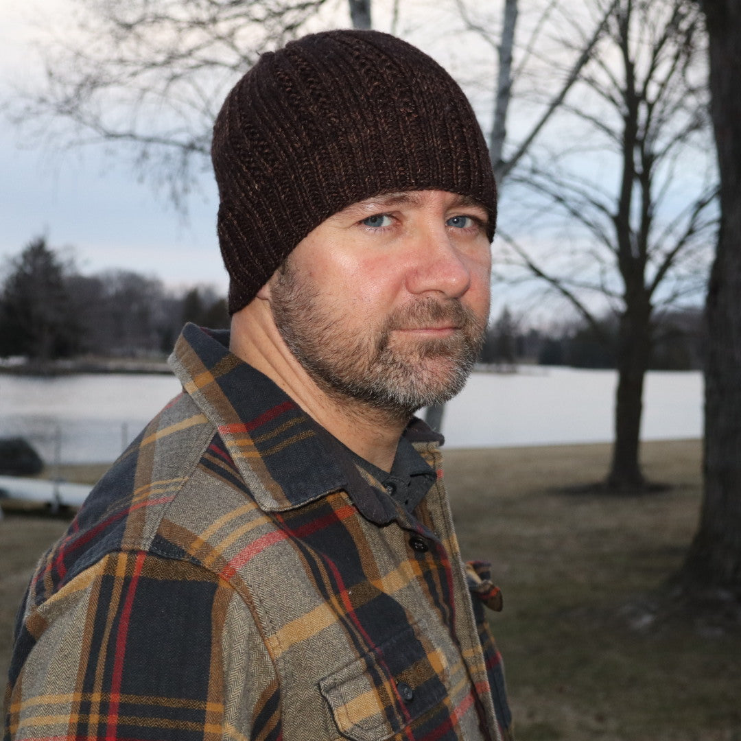 Open Ridge Beanie Digital Knitting Pattern