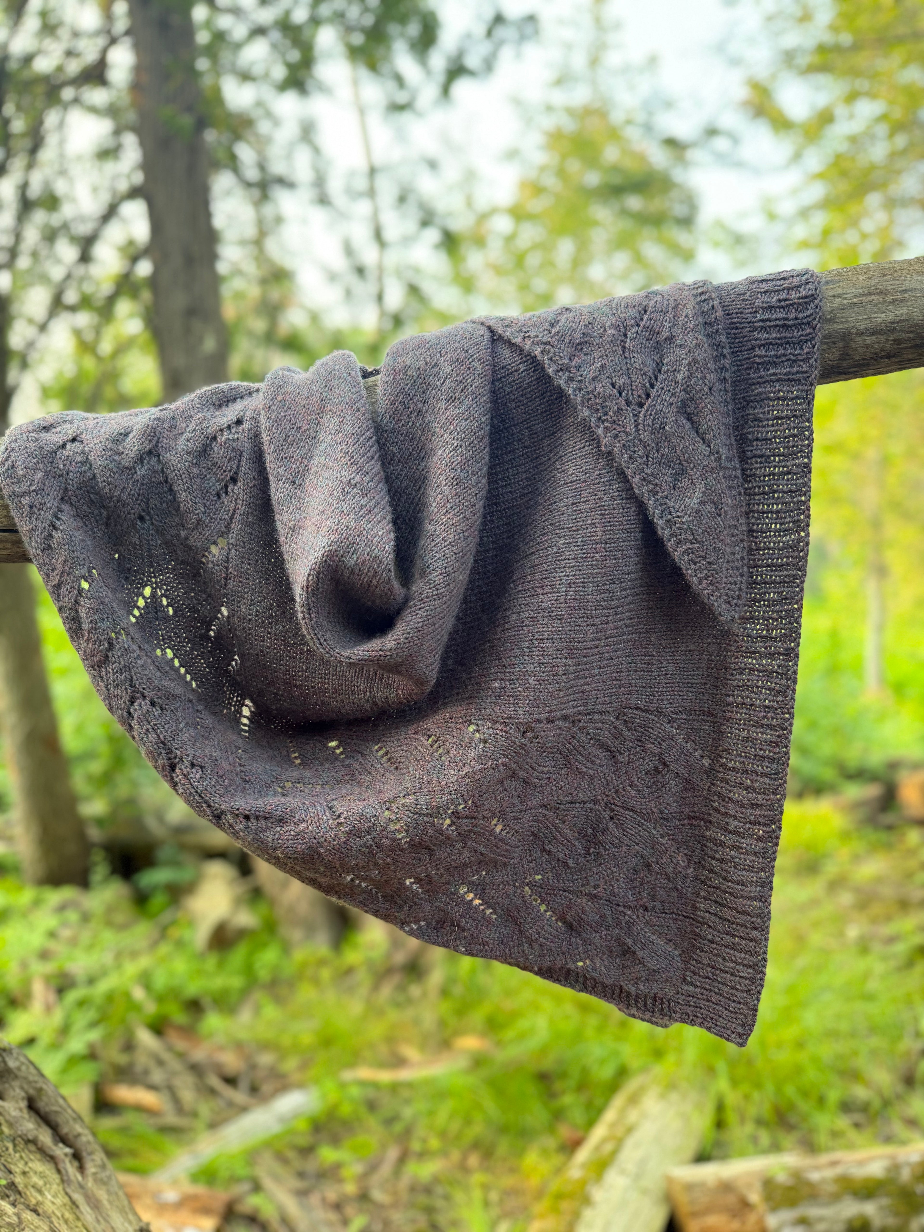 Evening Drift Shawl Digital Knitting Pattern