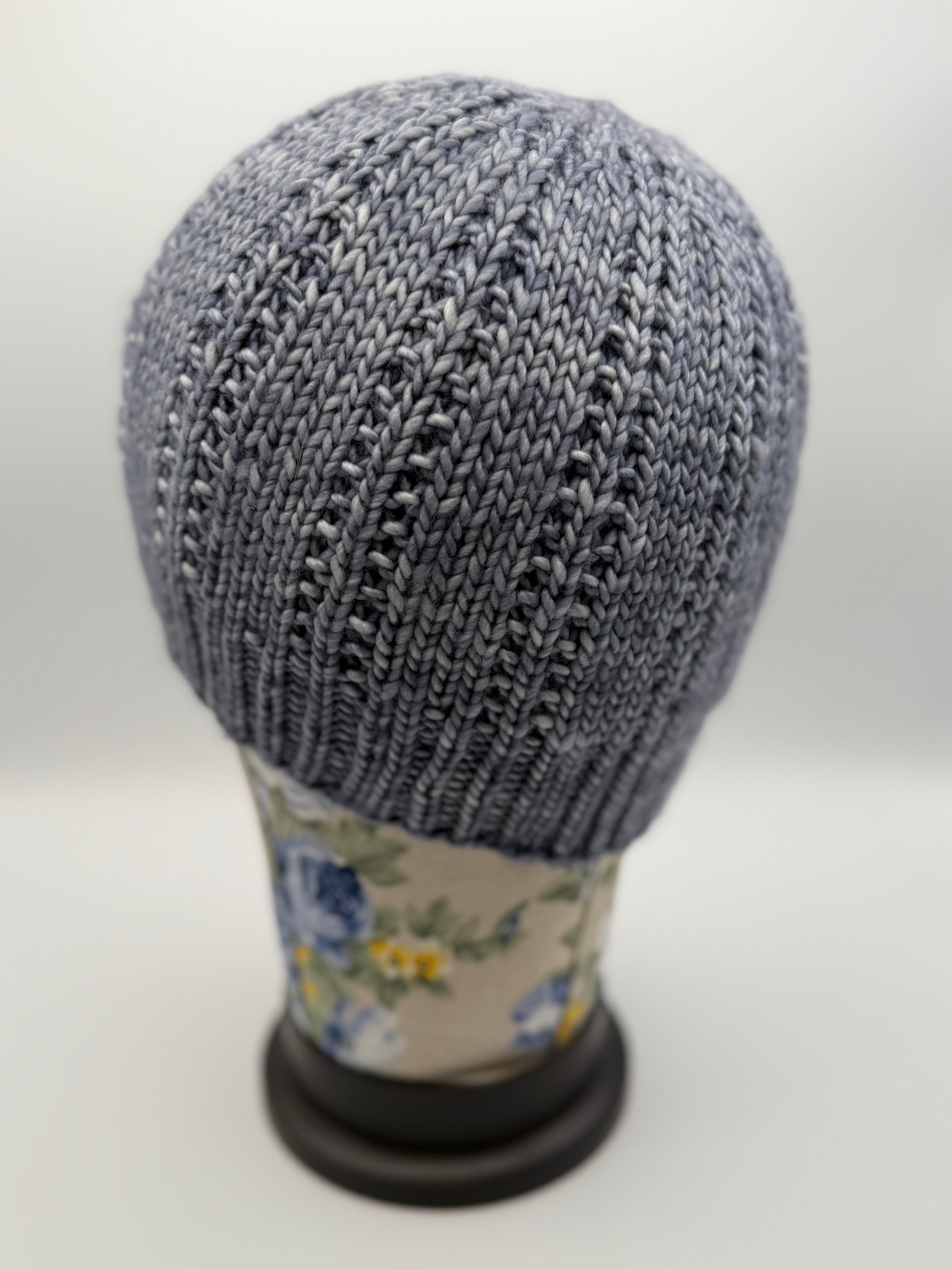 Open Ridge Beanie Digital Knitting Pattern