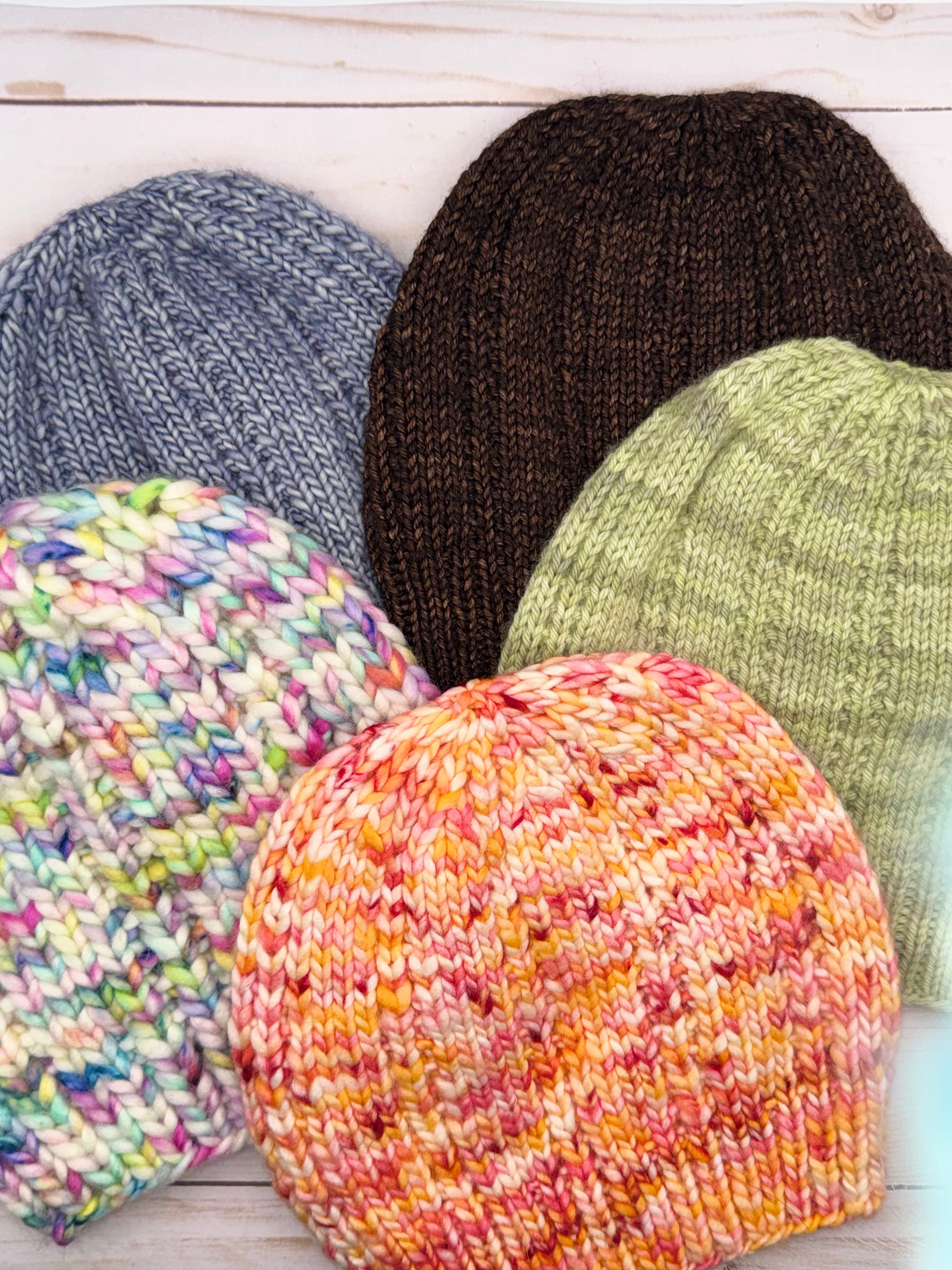 Open Ridge Beanie Digital Knitting Pattern