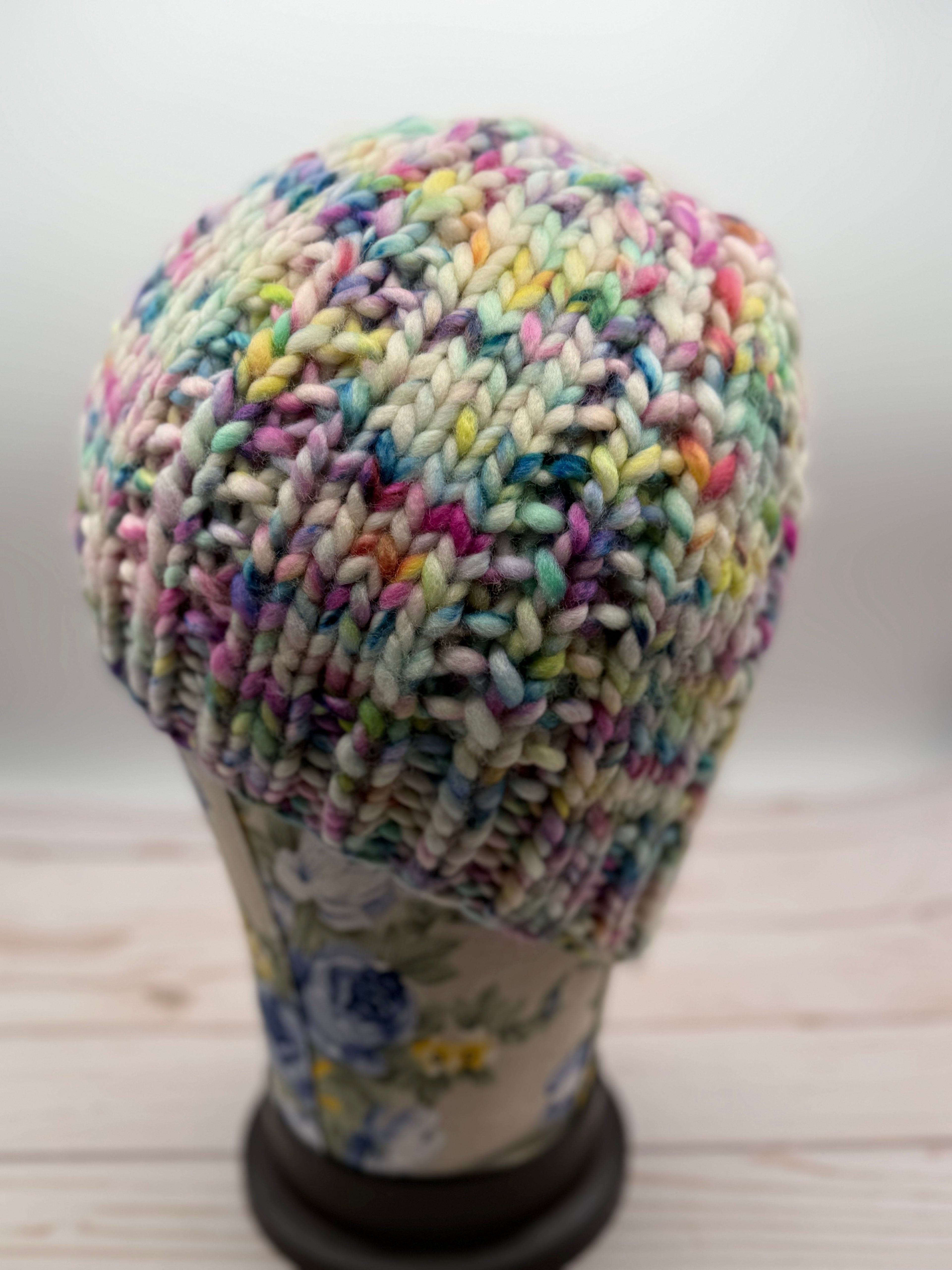 Open Ridge Beanie Digital Knitting Pattern