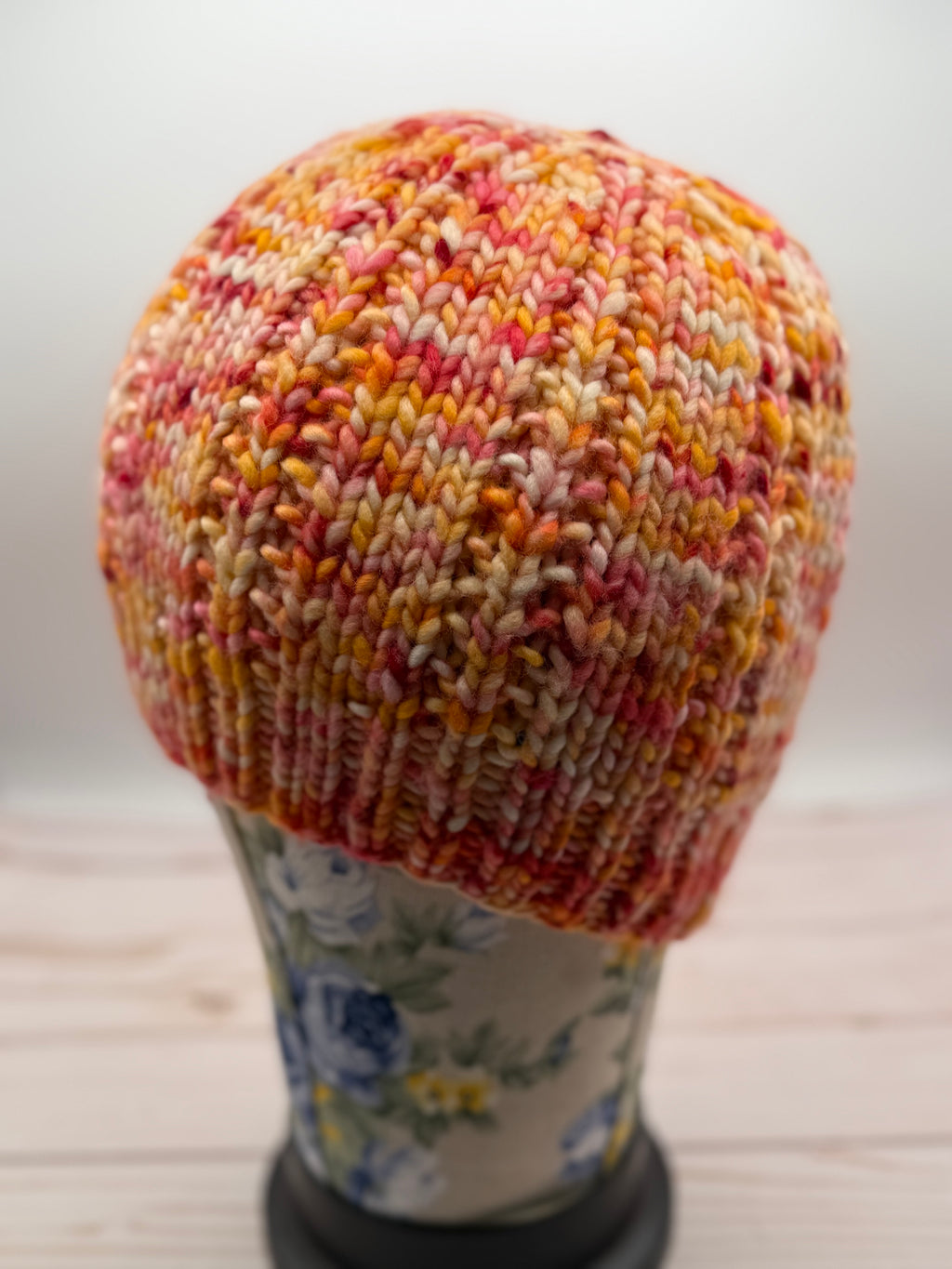Open Ridge Beanie Digital Knitting Pattern