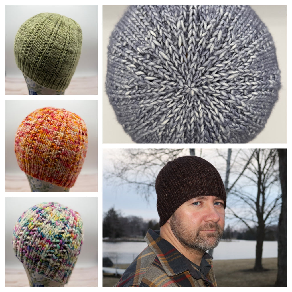 Open Ridge Beanie Digital Knitting Pattern