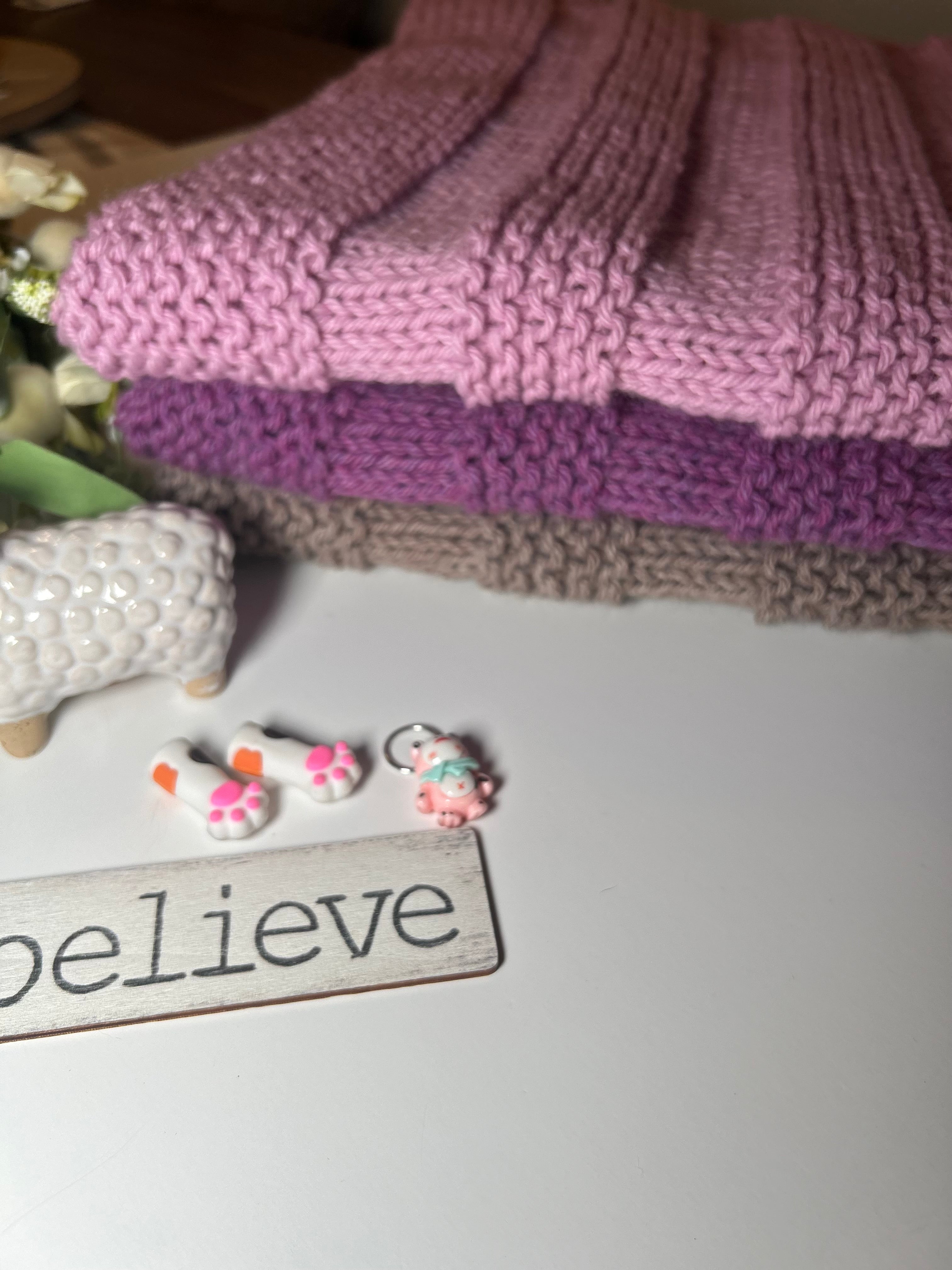 Everyday Baby Blankie Digital Knitting Pattern